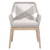 Loom Arm Chair - Taupe Fixed Seat
