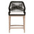 Loom Limited Edition Counter Stool - Black Rope White Speckle Natural Gray