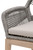 Loom Outdoor Arm Chair - Platinum Gray Teak