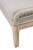 Loom Outdoor Footstool - Taupe and White-Gray Teak
