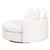 Lourne Grand Swivel Sofa Chair - Performance Boucle Snow