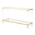 Nouveau Console Table - Brushed Brass