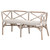 Palisades Bench - Matte Gray Rattan