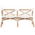 Palisades Bench - Natural Rattan