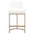 Parissa Counter Stool - LiveSmart Peyton Pearl and Gold