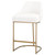 Parissa Counter Stool - LiveSmart Peyton Pearl and Gold