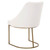 Parissa Dining Chair - LiveSmart Peyton Pearl and Gold