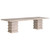 Plaza Extension Dining Table - Natural Gray