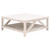 Spruce Square Coffee Table - White Wash Pine