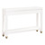 Stella Narrow Console Table - Matte White