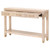 Stella Narrow Console Table - Light Honey Oak