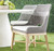 Tapestry Outdoor Dining Chair - Dove Flat Rope