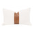 The Split Decision 20in Essential Lumbar Pillow - Performance Boucle Snow-Whiskey Brown