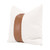 The Split Decision 20in Essential Pillow - Performance Boucle Snow-Whiskey Brown