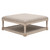 Townsend Upholstered Coffee Table - Windowpane Pebble