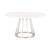 Turino Carrera 54 Round Dining Table Top - White Concrete