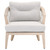 Web Outdoor Club Chair - Taupe White