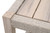 Wrap Outdoor End Table - Taupe and White-Gray Teak