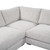 53004809 - Ludwig Upholstered 5pc Sectional Ivory