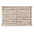 52010665 - Adelaide Wood 9Drw Dresser Natural White Wash