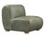 53004794 - Arcadia Leather Accent Chair Green Leather