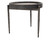 51005092 - Dakota Round End Table Weathered Black Travertine