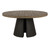 51031314 - Madison 60  Round Dining Table Natural Black