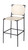 Asher Leather Bar Stool, White