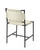 Asher Leather Dining Chair, White