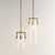 Cambrai Brass & Glass Pendant, Small