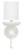 Concord Wall Sconce, White Plaster