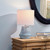 Cottage Ceramic Table Lamp, Blue