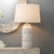 Dalia Ceramic Table Lamp, White