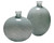 Minx Decorative Glass Vases (set of 2), Grey