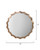 Round Scalloped Mirror