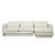 GAS1014L-IVBC - Valentino Chaise Sectional