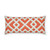 Outdoor Pergola Lumbar Pillow - Coral