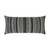 Outdoor Peerless Stripe Lumbar Pillow - Black