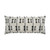 Outdoor Tassel Stripe Lumbar Pillow - Grey