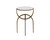 Alicent End Table - White Marble