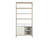 Ambrose Modular Bookcase - Large - Champagne Gold - Cream