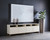 Ambrose Modular Media Console And Cabinet - Champagne Gold - Cream