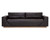 Anakin Sofa - Light Oak - Tuscany Greystone Leather