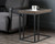 Arden C-Shaped Side Table - Black - Charcoal Grey