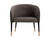 Asher Lounge Chair - Sparrow Grey / Napa Black