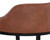 Astra Barstool - Black - Cinnamon Brown