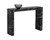 Axle Console Table - Marble Look - Black