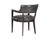 Brylea Dining Armchair - Brown - Brentwood Charcoal Leather