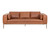 Burr Sofa - Behike Saddle Leather