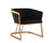 Caily Lounge Chair - Abbington Black